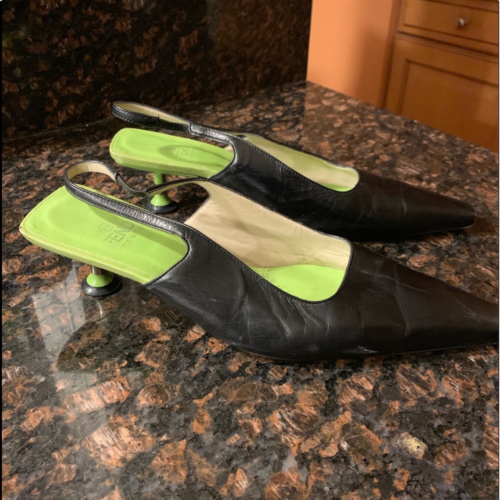 FENDI Black with green trim